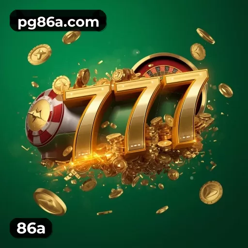 Tela de boas-vindas e lobby de jogos do aplicativo 86a